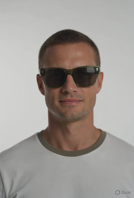 Glover - Acetate & Wood Sunglasses