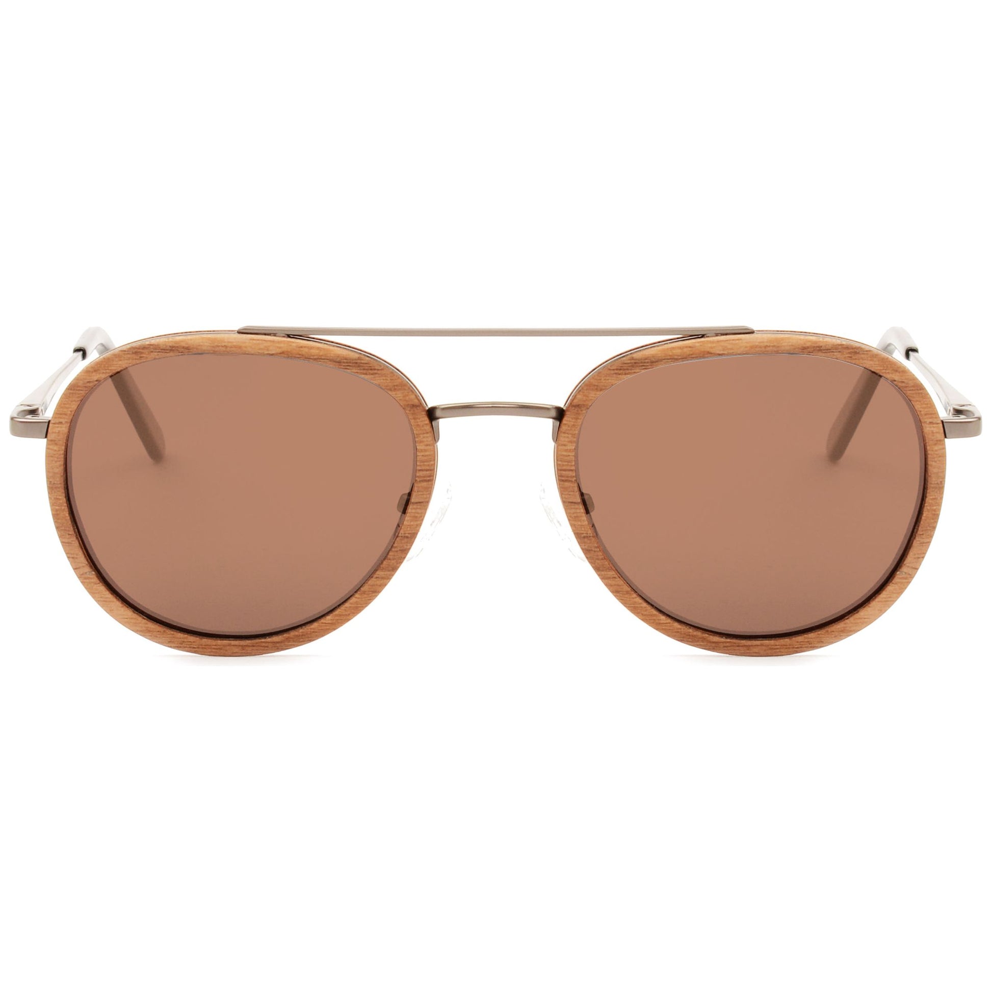 O'Hara - Metal & Wood Sunglasses