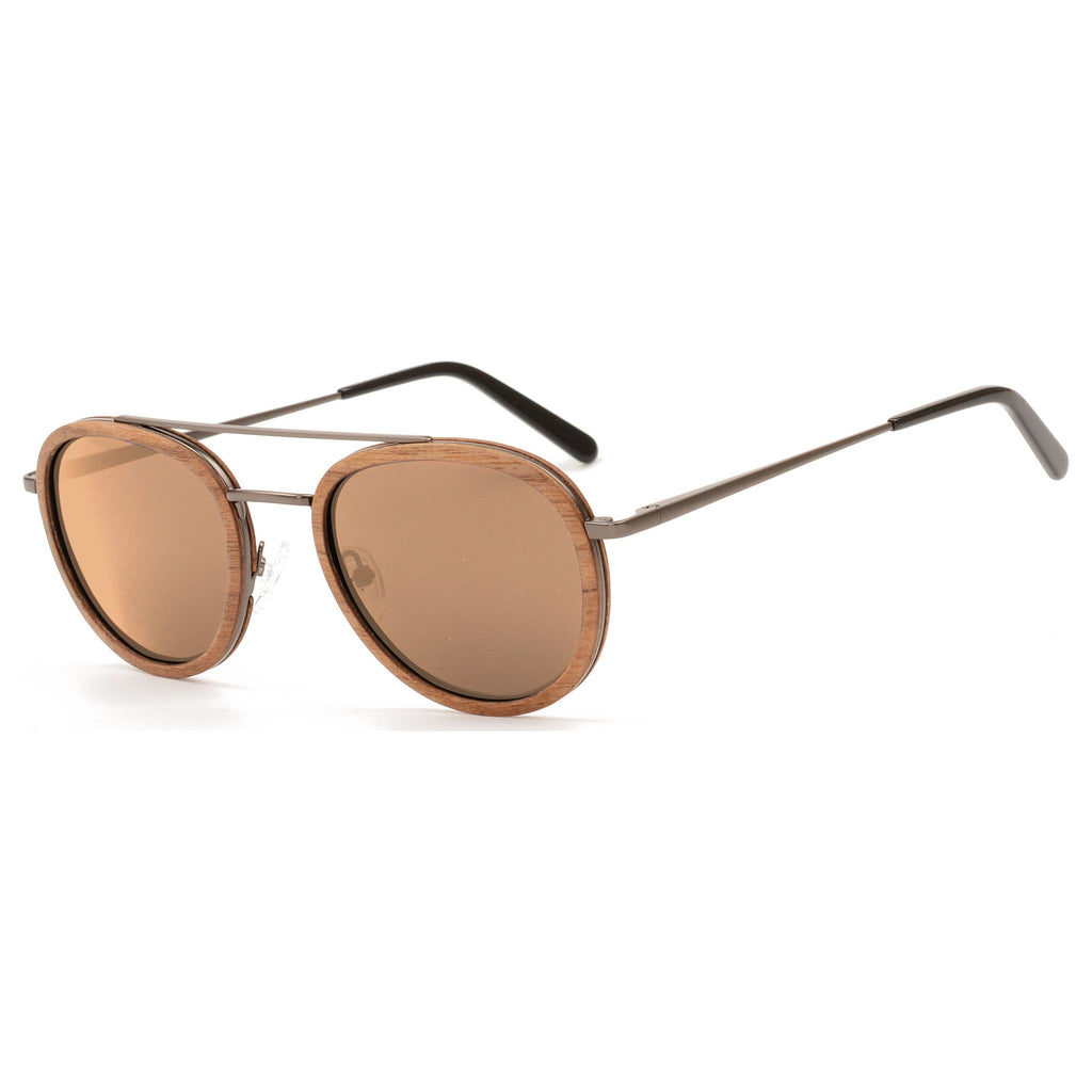 O'Hara - Metal & Wood Sunglasses
