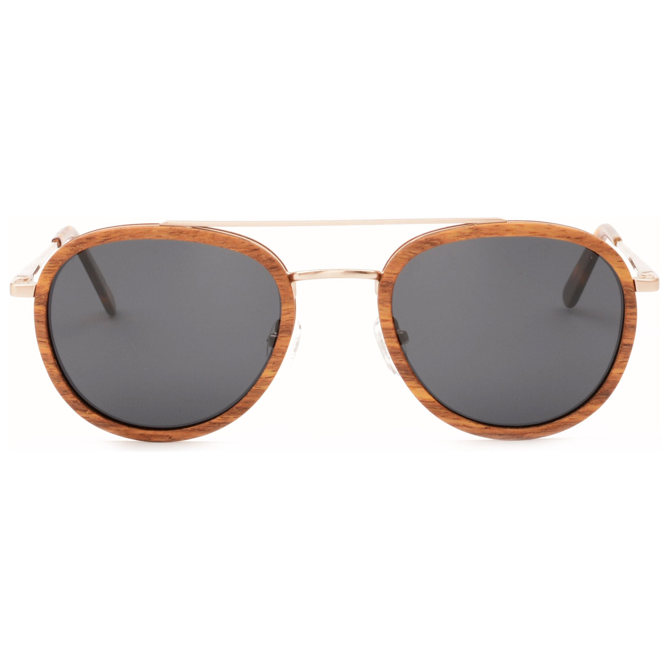 O'Hara - Metal & Wood Sunglasses