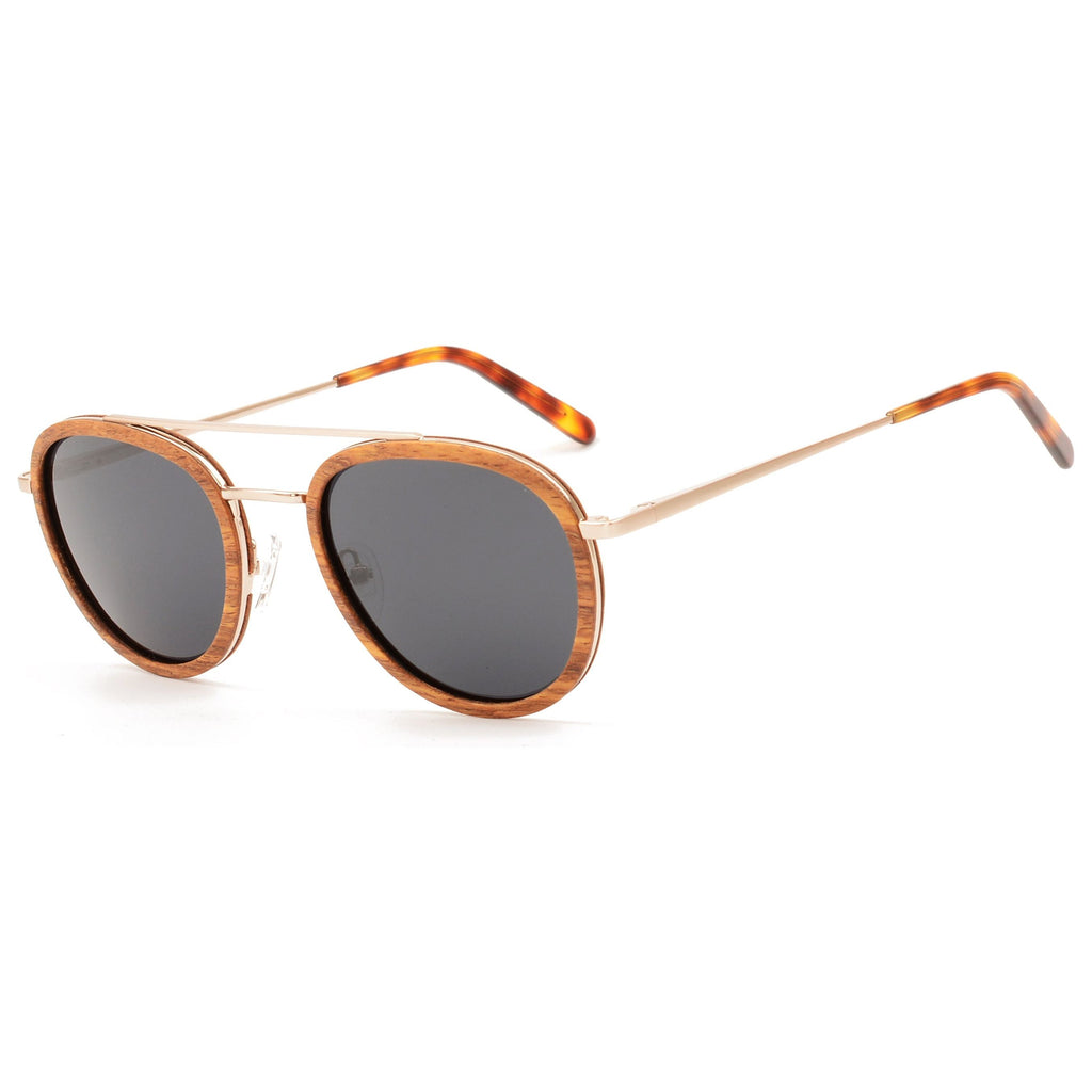 O'Hara - Metal & Wood Sunglasses
