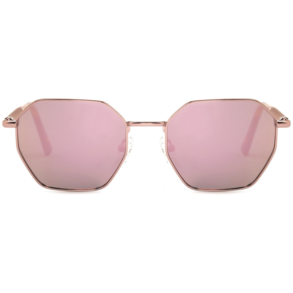 Halle - Monel & Wood Sunglasses