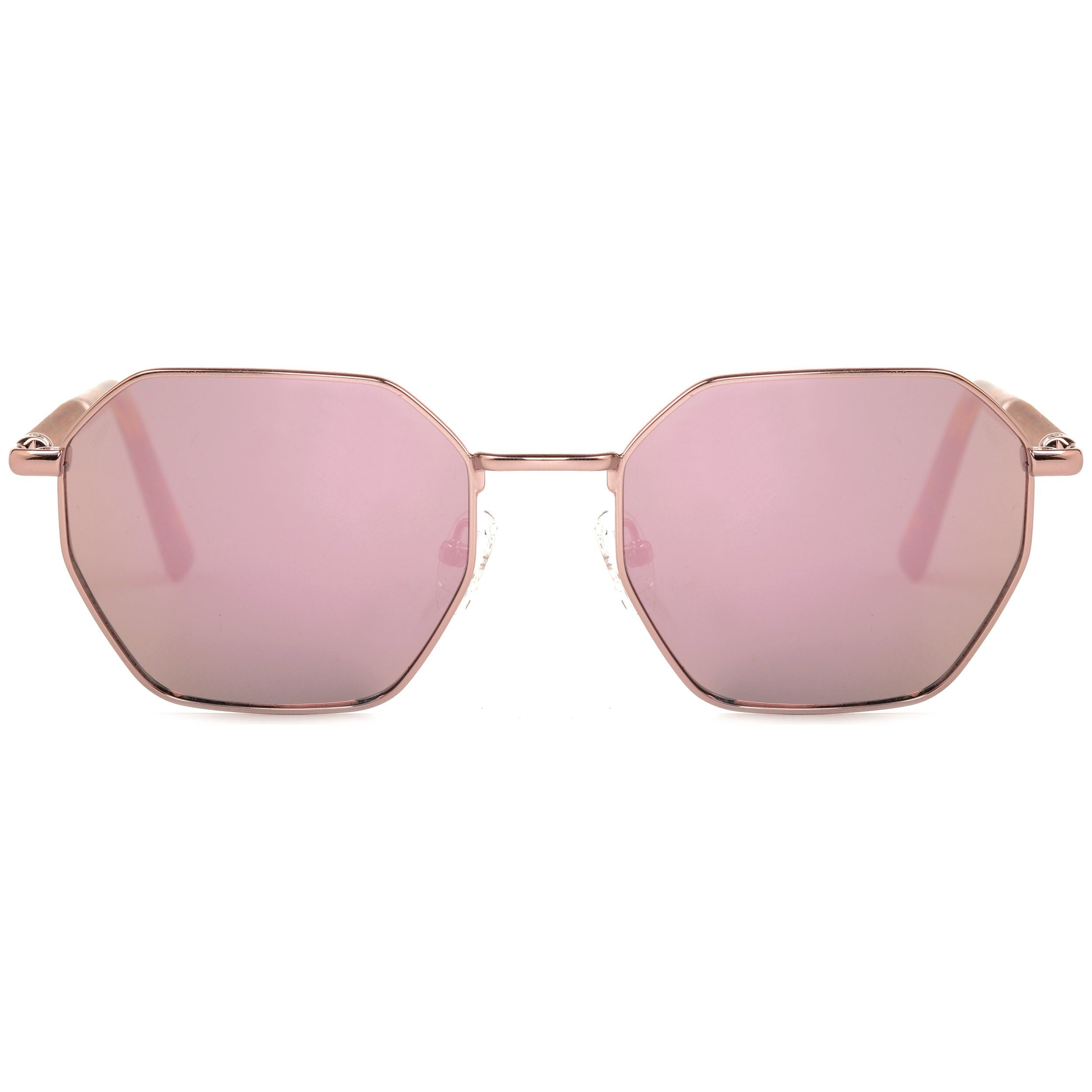 Halle - Monel & Wood Sunglasses