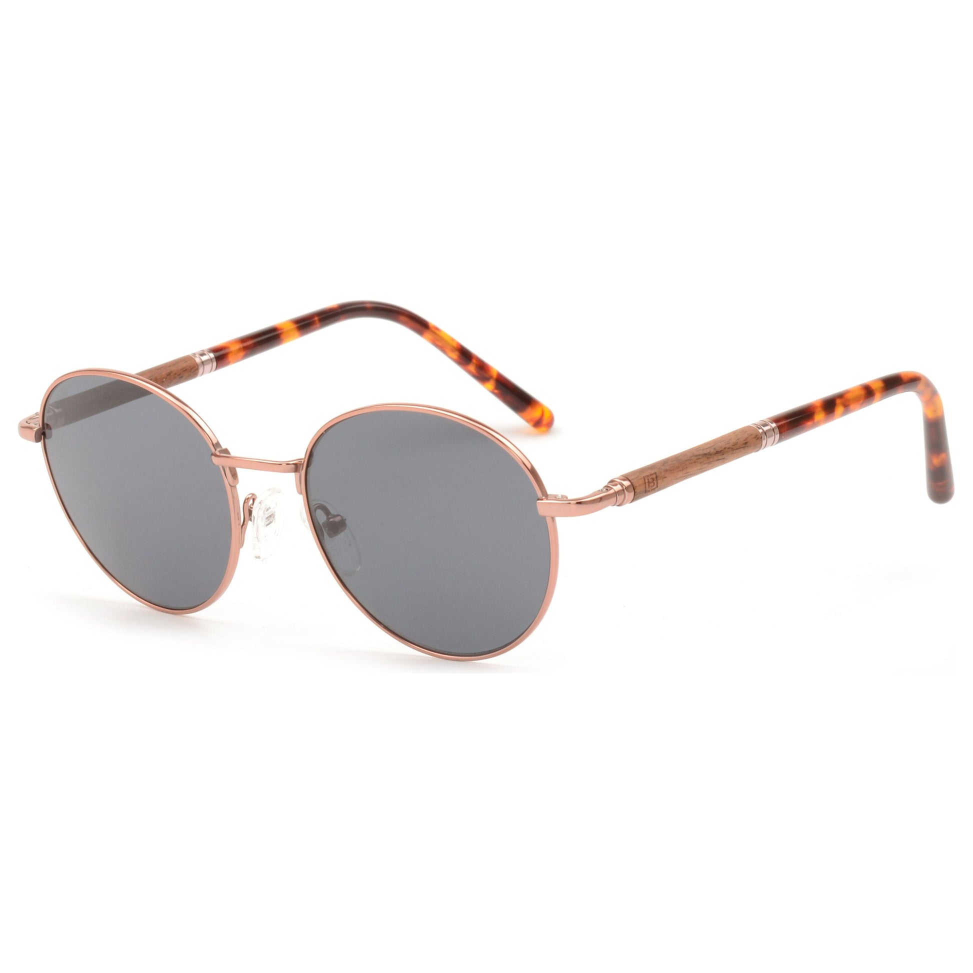 Jet - Titanium & Wood Sunglasses